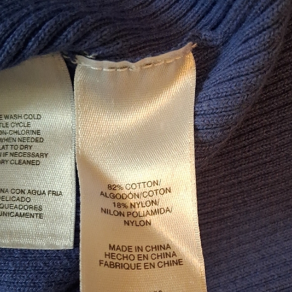Jones New York Women's Purple Crewneck Sweater - Picture 11 of 11